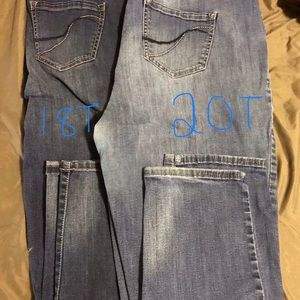 Straight leg jeans